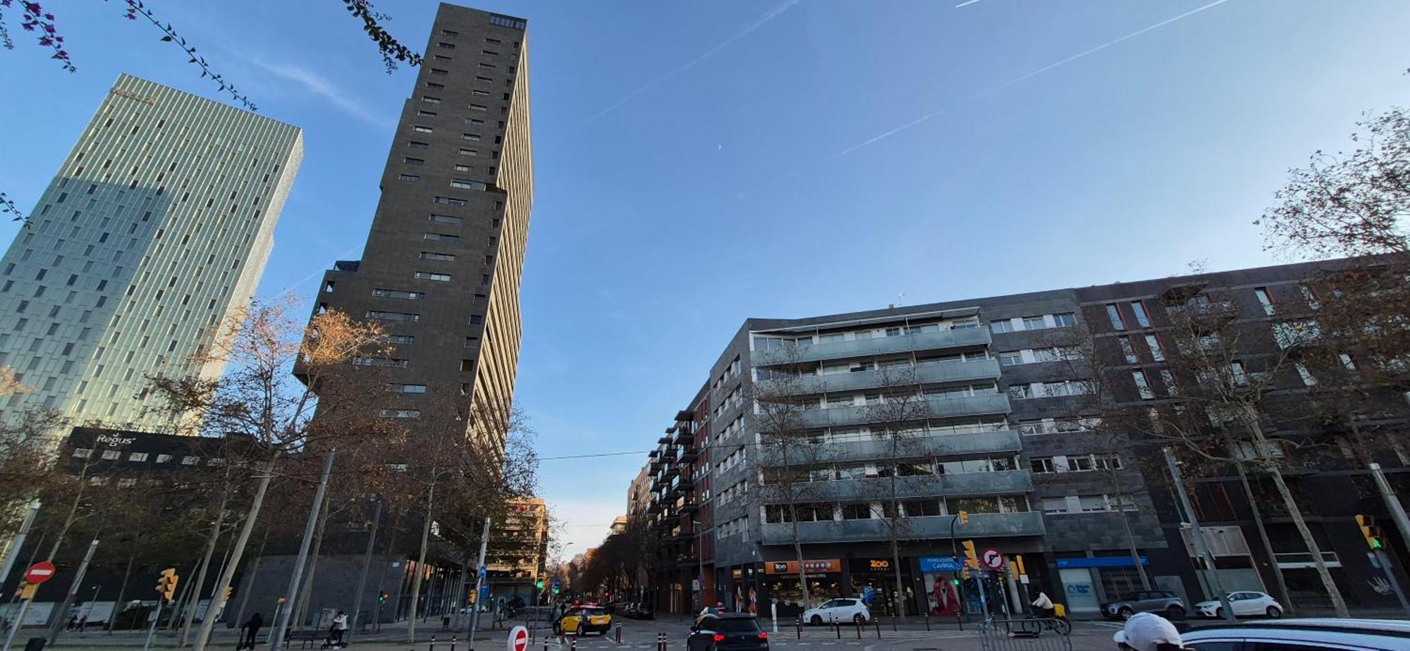 Apartamento En Avenida Diagonal - Torre Glorias - Angeles Terraza Barcellona Esterno foto